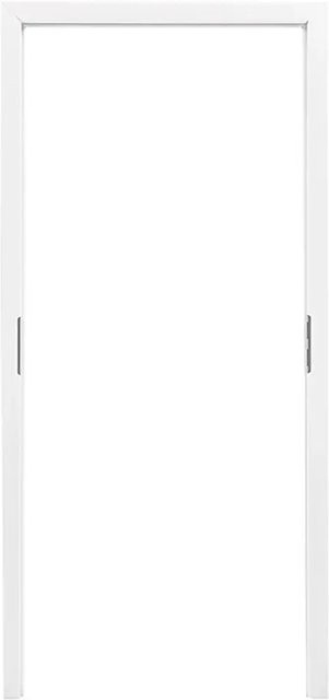 GetaDoor Blockzarge Dekor Uni Weiß ähnlich RAL 9010, B/H/T: 86 x 198,5 x 4,5 cm, Links - Bild 1