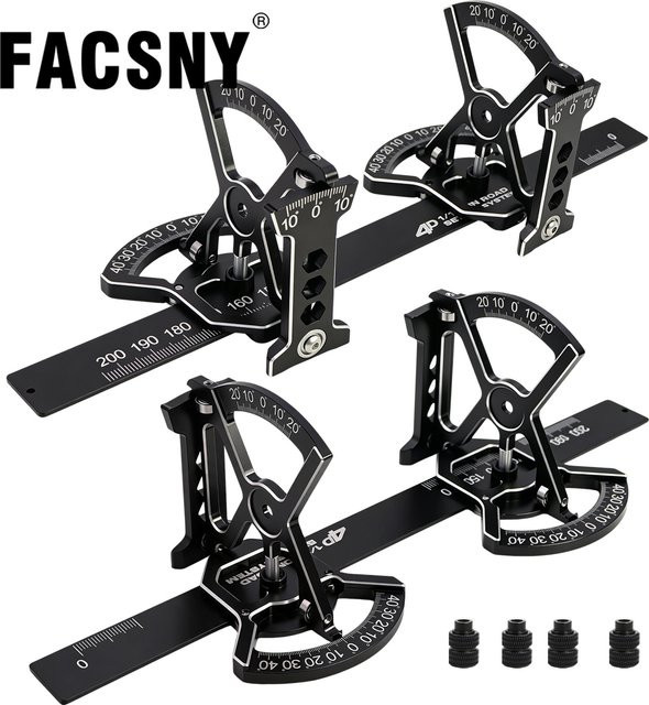 FACSNY 4D SET-UP System Einstellwerkzeug mit Lineal, On-Road, Metall, ab 14 Jahren - Bild 1