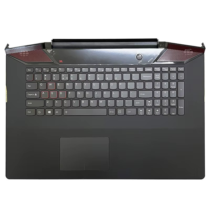 Lenovo Y700-17ISK Ersatz Tastatur mit Touchpad und Hintergrundbeleuchtung inklusive Palmrest Gehäuse - Bild 2