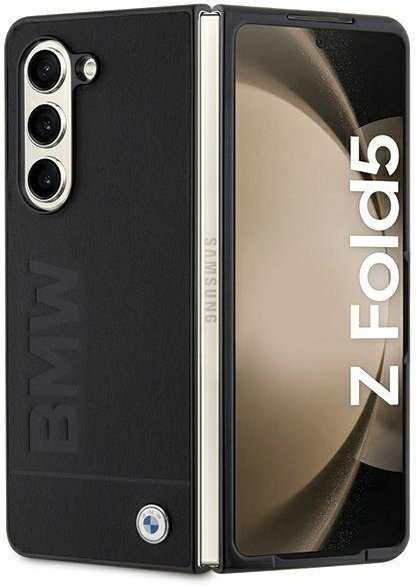 BMW Signature Logo Handyhülle für Samsung Galaxy Z Fold5 in Schwarz - Bild 1