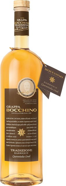 Bocchino Grappa Tradizione Barrique, Italien, 42% vol, 1,0 l - Bild 1