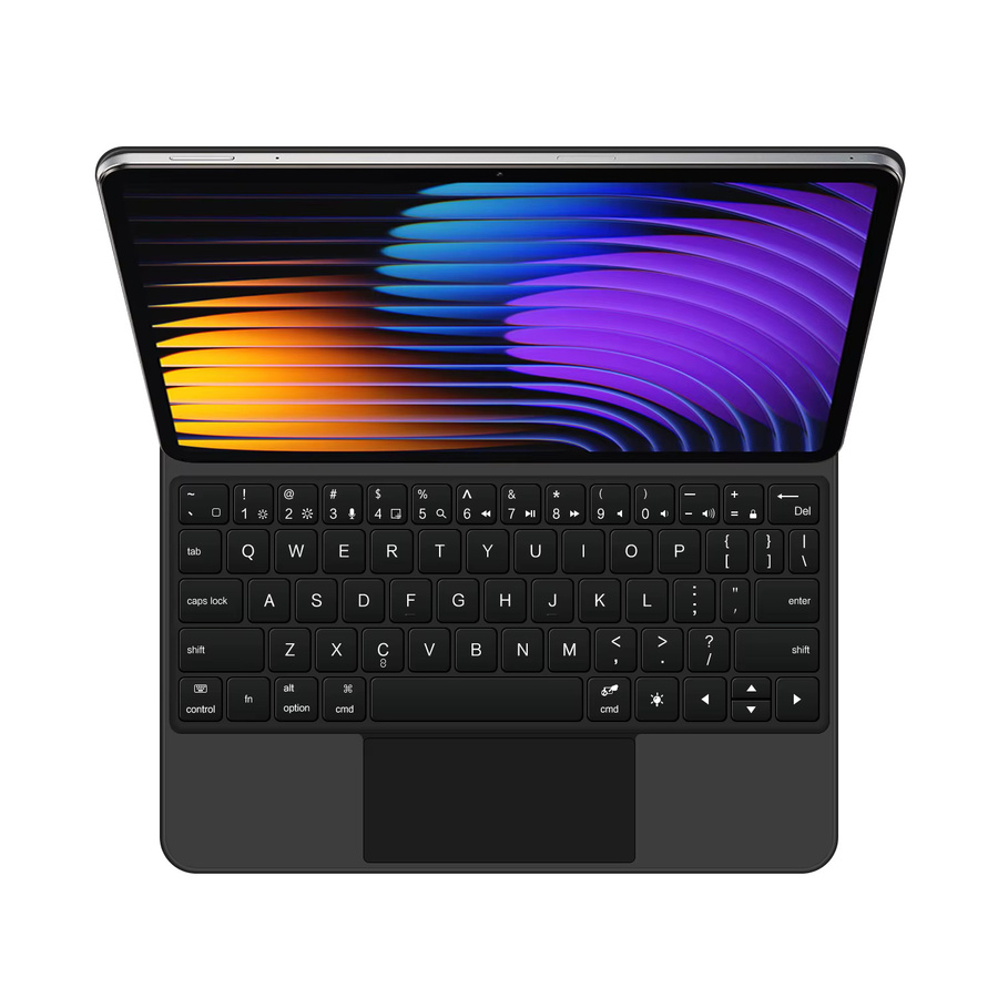 Xiaomi Magic Hintergrundbeleuchtete Tastatur Folio für Mi Pad 7 und Mi Pad 7 Pro 11,2 Zoll mit magnetischer Smart Cover Abdeckung und TouchPad in Schwarz oder Weiß - Bild 2