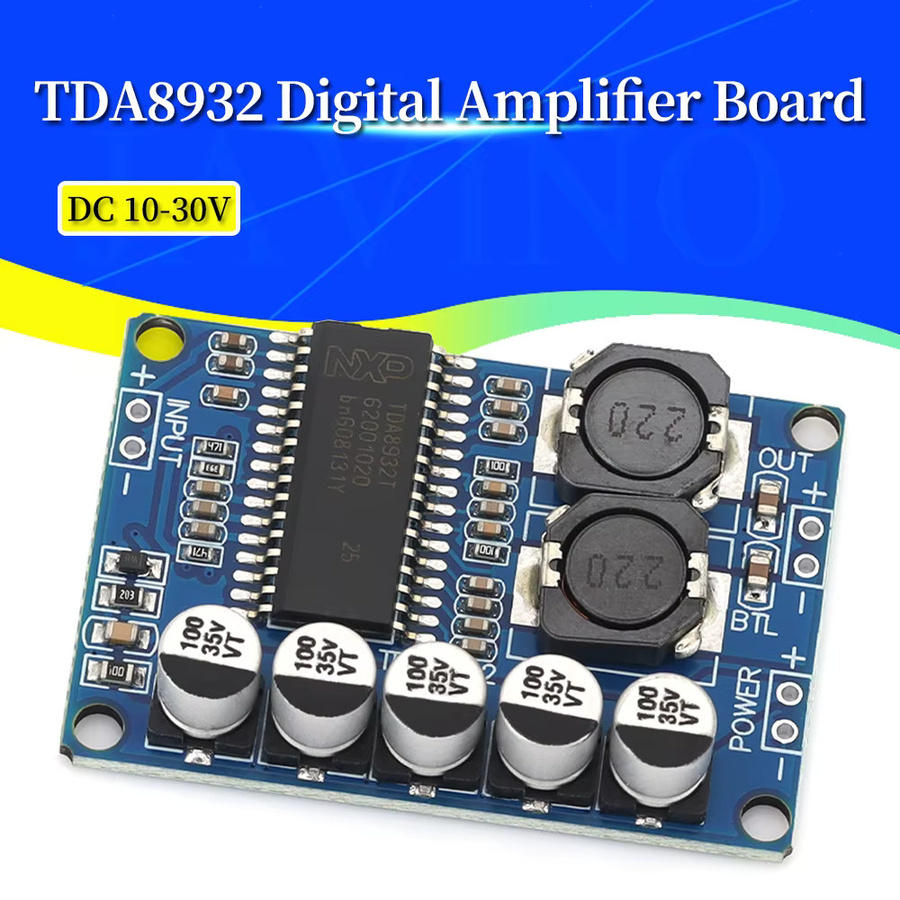 Javino TDA8932 Digitales Leistungsverstärker-Board-Modul 35W Mono-Audioverstärker in Blau - Bild 2