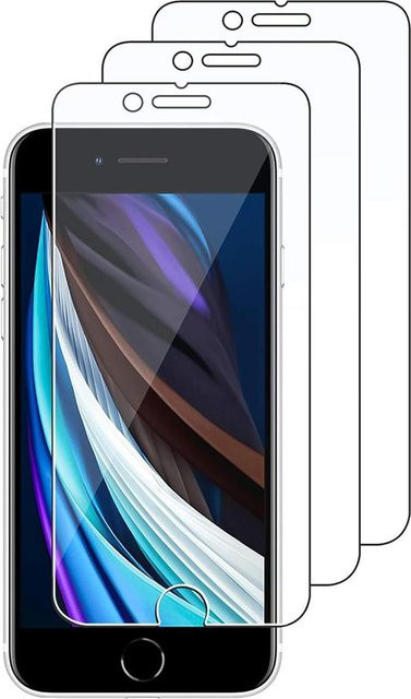 3er-Set Displayschutz aus gehärtetem Glas für Apple iPhone (verschiedene Modelle), transparent - Bild 1