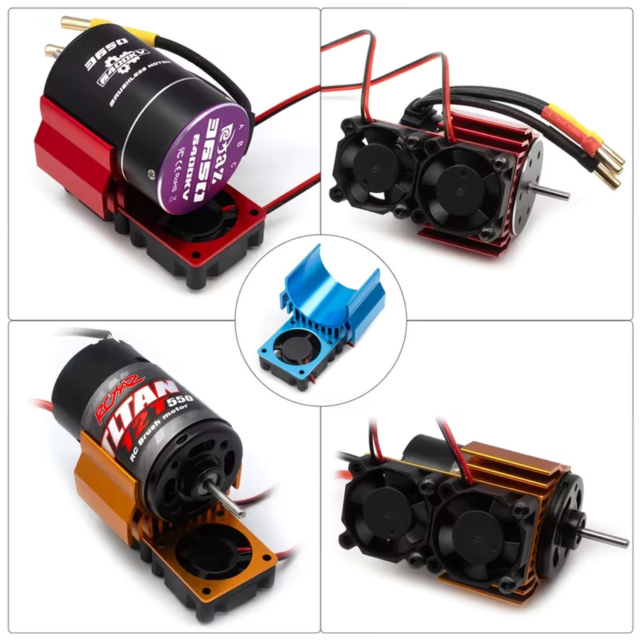 RCZIPROY RC-Motorlüfter Kühler Kühlventilator, Metall, Zubehör - Bild 3