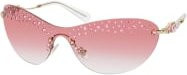 Swarovski SK 7023 Sonnenbrille, randlos, Butterfly, Gold, Pink, Damen - Bild 1