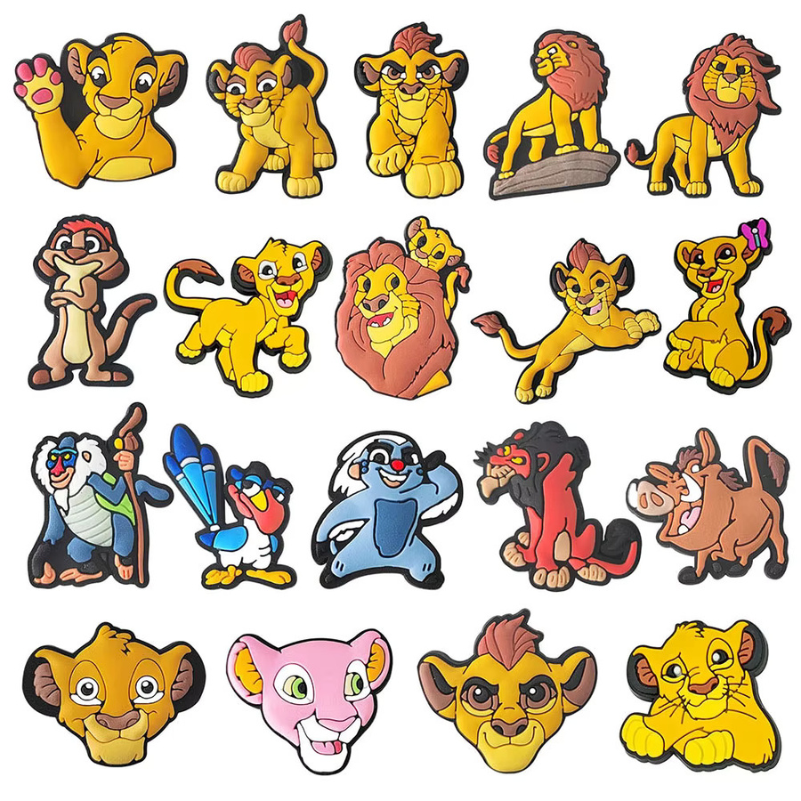 Simba Schuh-Charms, Cartoon, Unisex - Bild 2
