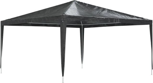 vidaXL Profi-Partyzelt in Anthrazit mit Stahlgestell und Polyethylen-Abdeckung, B/T/H: 400 x 400 x 275 cm - Bild 1