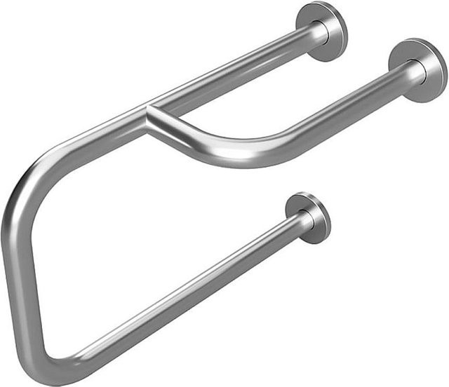 Brillantbad BELP Stützgriff Rechts Edelstahl gebürstet Silber B: 23,5 cm, T: 38,0 cm, H: 51,6 cm - Bild 1