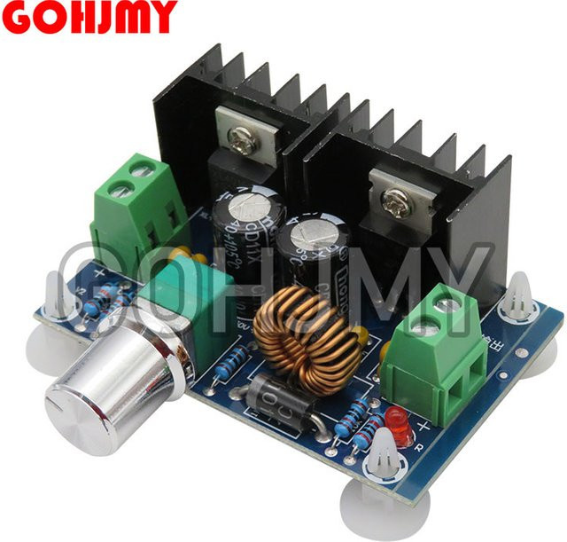 GOHJMY XH-M401 DC-DC Step Down Buck Converter Netzteilmodul XL4016E1 PWM einstellbar 8A 200W in Multicolour - Bild 1