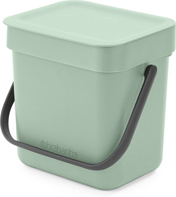 Brabantia Abfallbehälter Sort & Go mit Flip-Deck, Wandmontage, Grün, 3 l - Bild 1