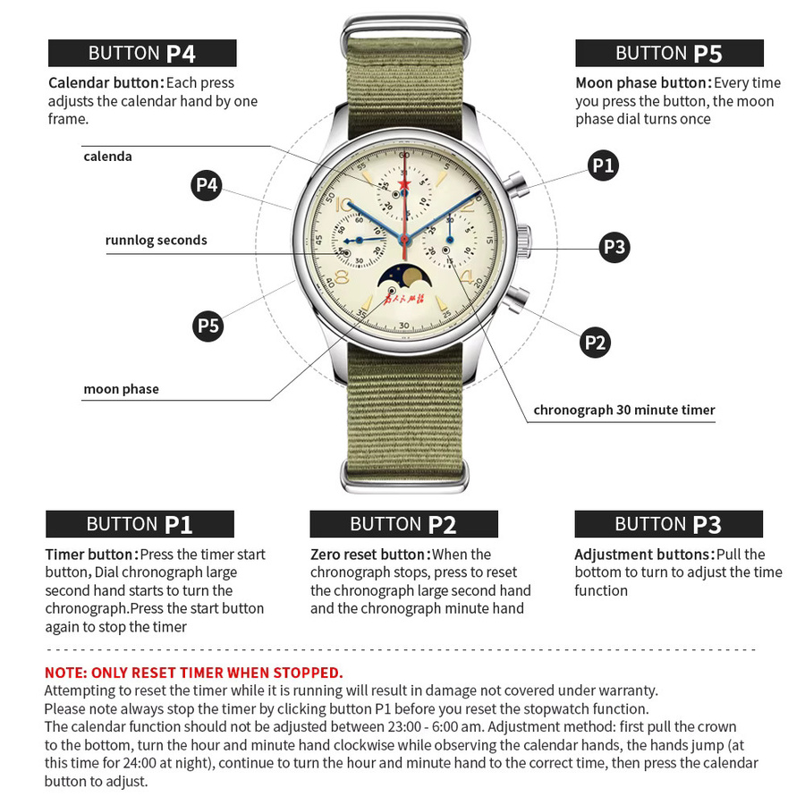 SEAKOSS Chronograph, Automatik, Edelstahl, 40 mm, Herren - Bild 4