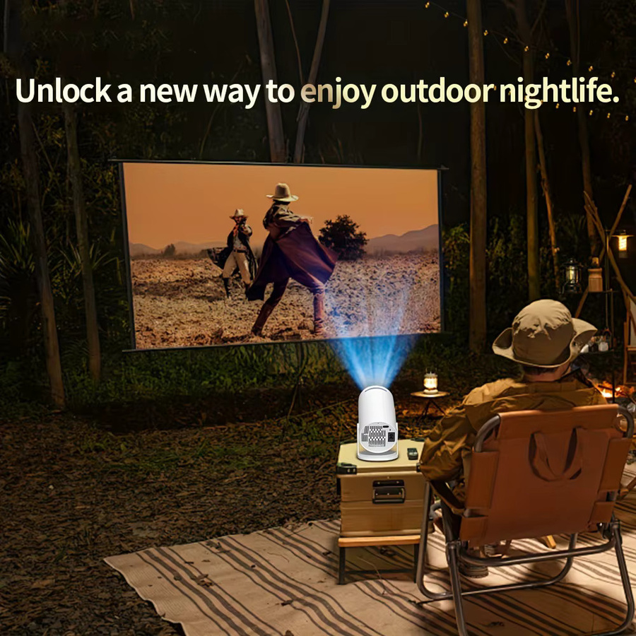 MAOHUTER HY300 M300 Projektor 4K UHD LED Heimkino mit Android 11 und Dual Wi-Fi 6 in Weiß - Bild 5