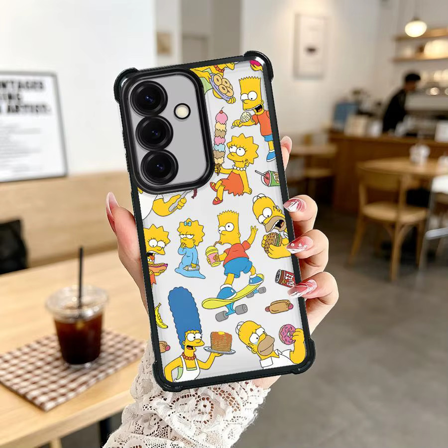 Handyhülle mit Simpsons Cartoon Design für Samsung Galaxy A-Serie in Multicolour - Bild 2