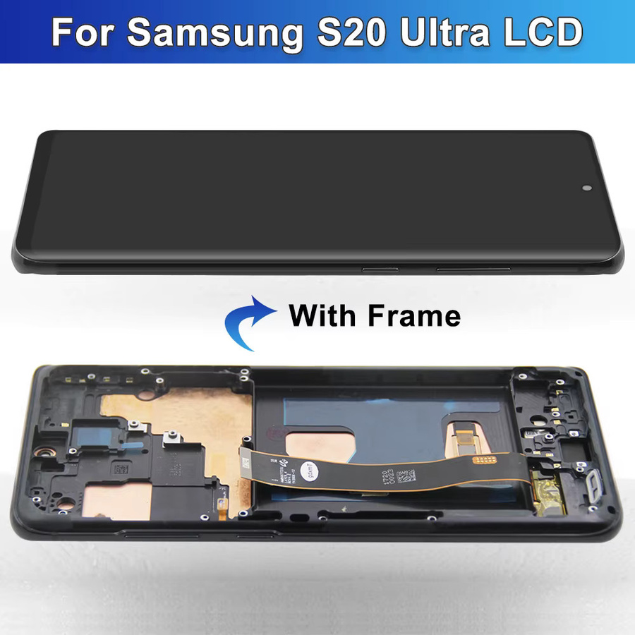 Samsung Galaxy S20 Ultra G988B AMOLED LCD-Display mit Touchscreen in Schwarz - Bild 2