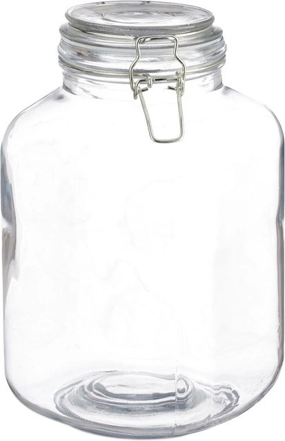 Relaxdays Einmachglas aus Glas in Transparent, Luftdicht, Höhe: 24 cm, Breite: 15 cm - Bild 1