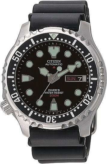Citizen Armbanduhr Automatik, Edelstahl, 42 mm, Schwarz, Unisex - Bild 1