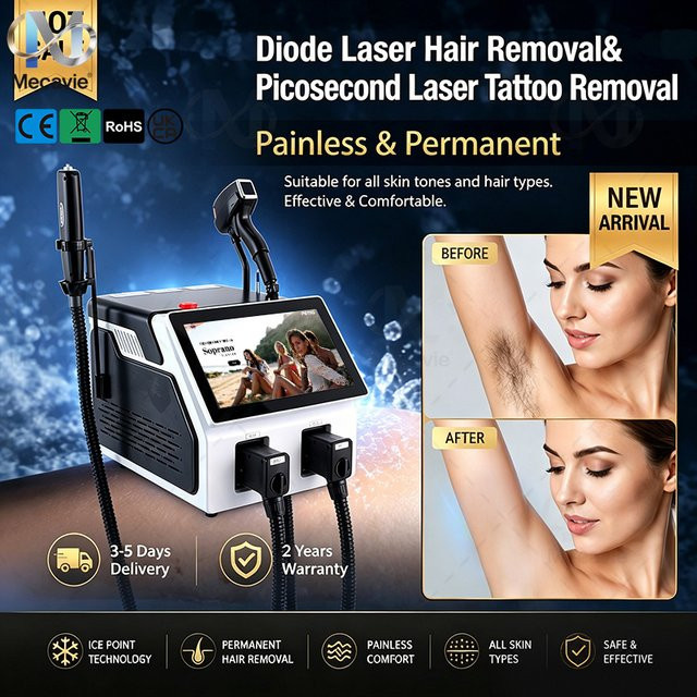 Emsnova 2-in-1 Dioden-Pikosekunden-Kombi-Lasergerät, Unisex - Bild 1