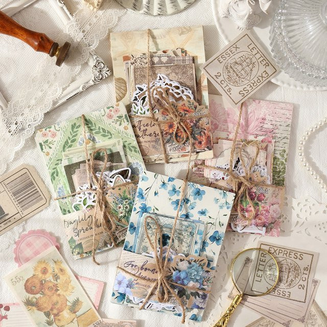 100 Stück Scrapbook-Papier-Dekorationsaufkleber in Multicolour für Journaling und Junk Journals - Bild 1