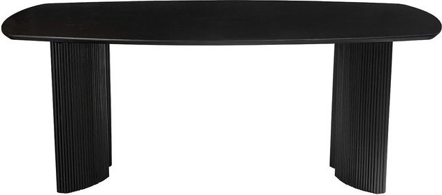 Maison Céphy Esstisch Tamenia aus Mangoholz in Schwarz Matt - Bild 1
