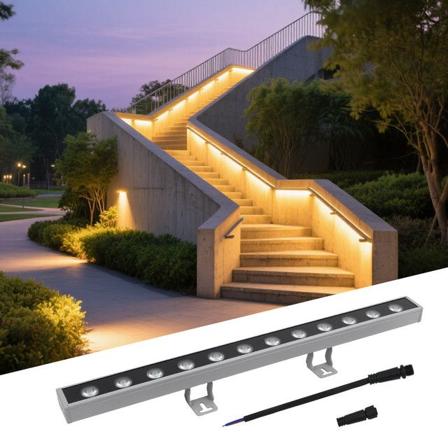 Burhui Wall Washer Floodlight Wasserdichter Außenwand Strahler für Hotel und Gebäude 220V - Bild 1