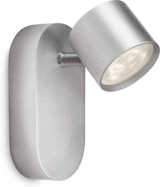 Philips LED-Wandspot in Silber und Chrom, verstellbar - Bild 1