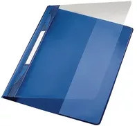Leitz Schnellhefter Exquisit Clip-Ordner A4 Blau Transparent aus Kunststoff - Bild 1