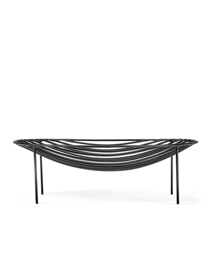 Serax Nana Schale oval in Schwarz aus Stahl für den Tisch - Bild 2