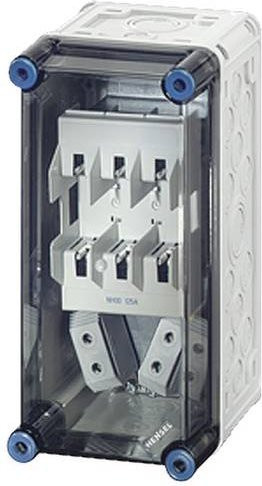 Hensel NH-Sicherungshalter 2000154 in Weiß, 125A, Wandmontage aus Kunststoff - Bild 1