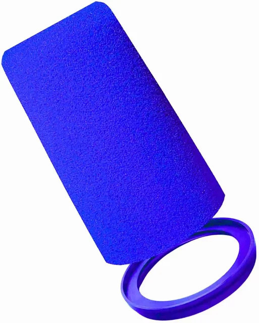Shure RK345 Ersatz-Windschutz für SM7B und SM7dB Mikrofone mit blauem Haltering - Bild 1