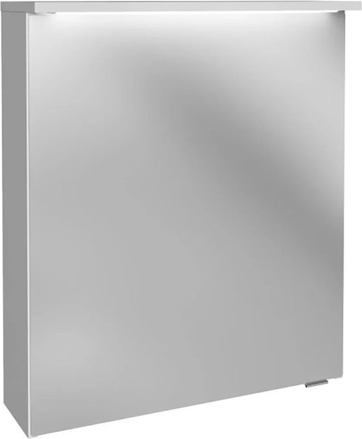 Fackelmann Spiegelschrank Oxford Weiß mit Softclose Türen und LED-Beleuchtung B/H/T: 60,2 x 69,6 x 20 cm - Bild 1