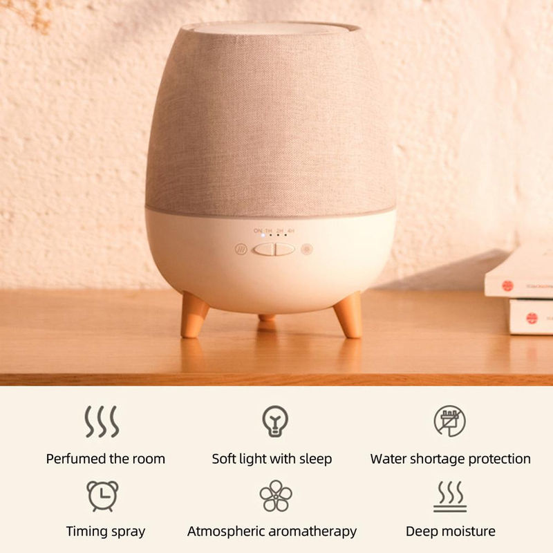TOMTOP JMS Ätherischer Öl Diffusor mit Fernbedienung und Timer, 300ml Aromatherapie Vernebler in Weiß - Bild 2
