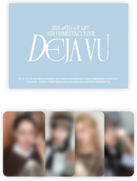 Kiss Of Life Geheime Botschaftskarten-Set 2026 Asien-Fanmeeting - Bild 1