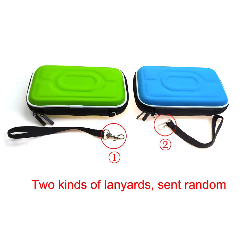 JCD EVA Hard Case Aufbewahrungstasche in Rot für Nintendo 3DS, NDS Lite, NDSL, NDSI, GB, GBA und GBC Konsolen - Bild 3