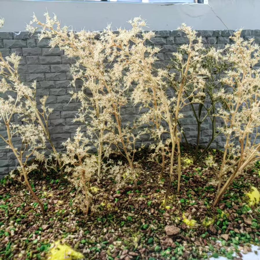 TERAYSUN Meeresschaum-Modellbäume, Thorny Quinoa-Vegetation, Natur, Grün, Braun - Bild 2