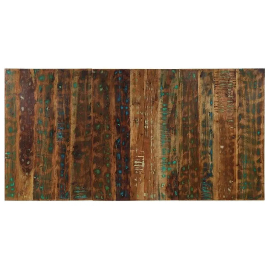vidaXL Kopfteil aus Massivholz Altholz Mehrfarbig Breite: 160 cm - Bild 2