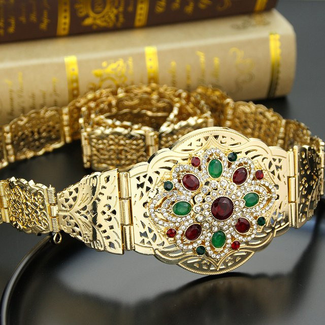 Sun spicems Gürtel, Gold, Kristall, Damen - Bild 1
