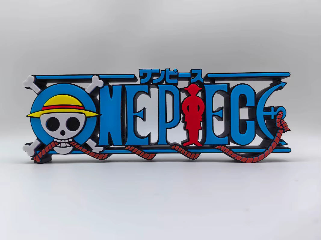 Bandai One Piece 3D Logo Standfigur aus Kunststoff, mehrfarbig - Bild 2