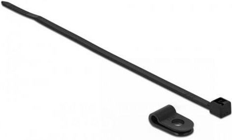 Delock 18860 Kabelhalter Schwarz mit Schraubbefestigung - Bild 1