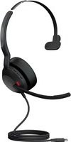 Jabra Evolve2 50 MS monaural On-Ear Headset mit USB-C und Bluetooth in Schwarz - Bild 1