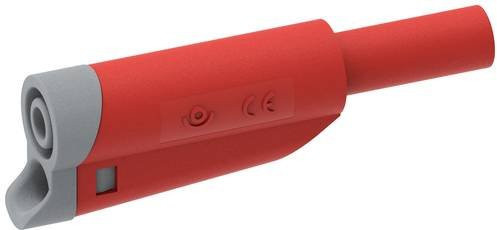 Electro PJP Laborstecker 1076-CD1-R, gerade, Stift-Ø: 4 mm, Rot - Bild 1