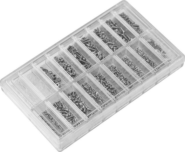 1000 Stück Mikro-Reparatursatz aus Edelstahl mit Schrauben und Muttern für Brillen und Uhren in Grau und Silber von Toys Arts - Bild 1