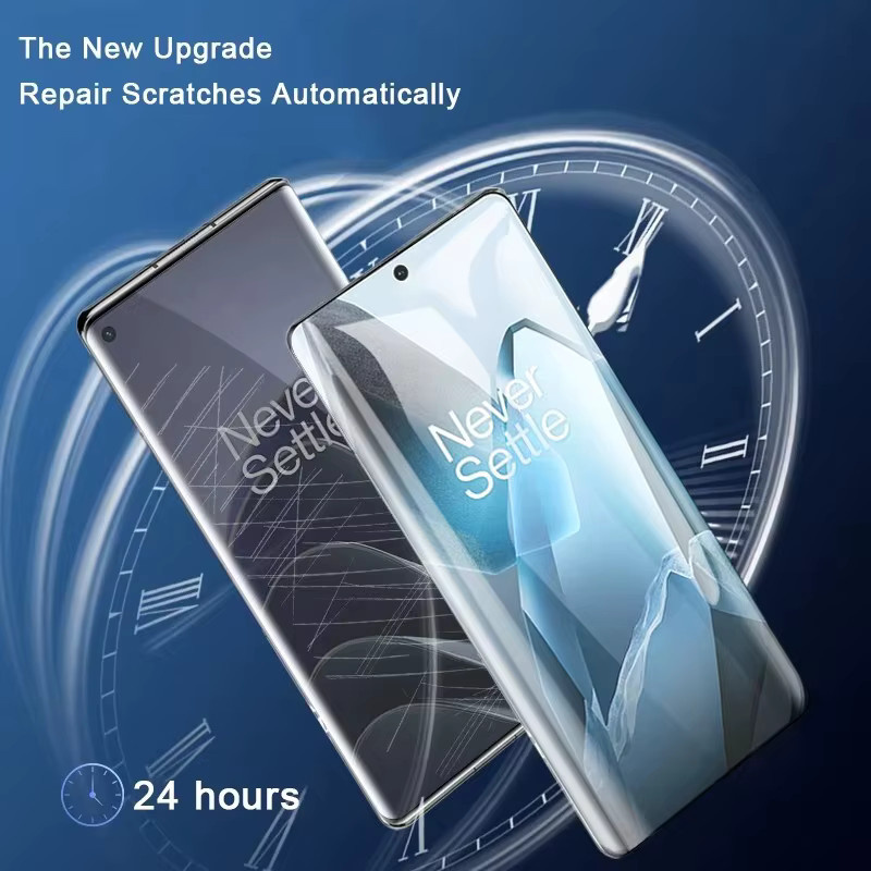 5 Stück Hydrogelfolie Displayschutzfolie für OnePlus 12 und OnePlus 12R in Transparent - Bild 3