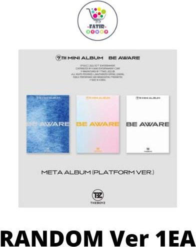 THE BOYZ 7. Mini-Album BE AWARE META-ALBUM Plattform Version Random in Silver und Multicolour - Bild 1