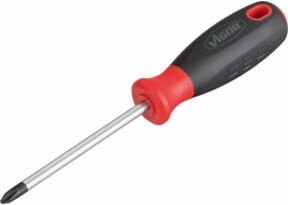 Vigour Kreuzschlitz-Schraubendreher V1704 PH 2 in Rot, Gesamtlänge: 206 mm - Bild 1