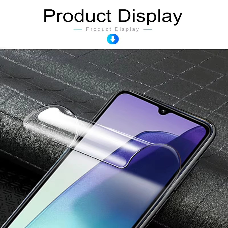 Caynes Hydrogel Screen Protector Transparent für iPhone 17 Pro 16 15 14 Pro Max 13 12 11 Soft HD Vollabdeckung - Bild 5