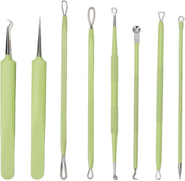 Koogeelife Pickelentferner Nadelset Edelstahl, Gesicht, Unisex - Bild 1