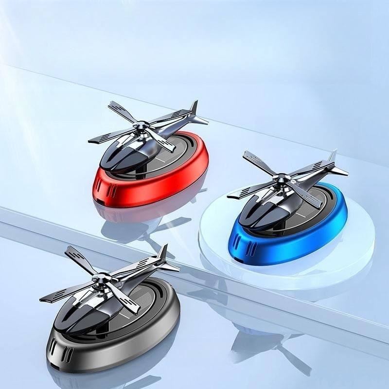 Yiran toy Solarflugzeug Auto Dekoration Ornament schwarz - Bild 1