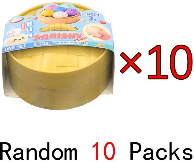 Yiran toy 1, Bunte Teigtaschen-Quetschbälle, Stressbälle, Wiederverwendbar - Bild 1