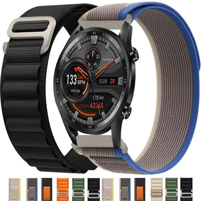 Hiyii Uhrenarmband Nylon, 22 mm, 20 mm, Smartwatch-Zubehör - Bild 1